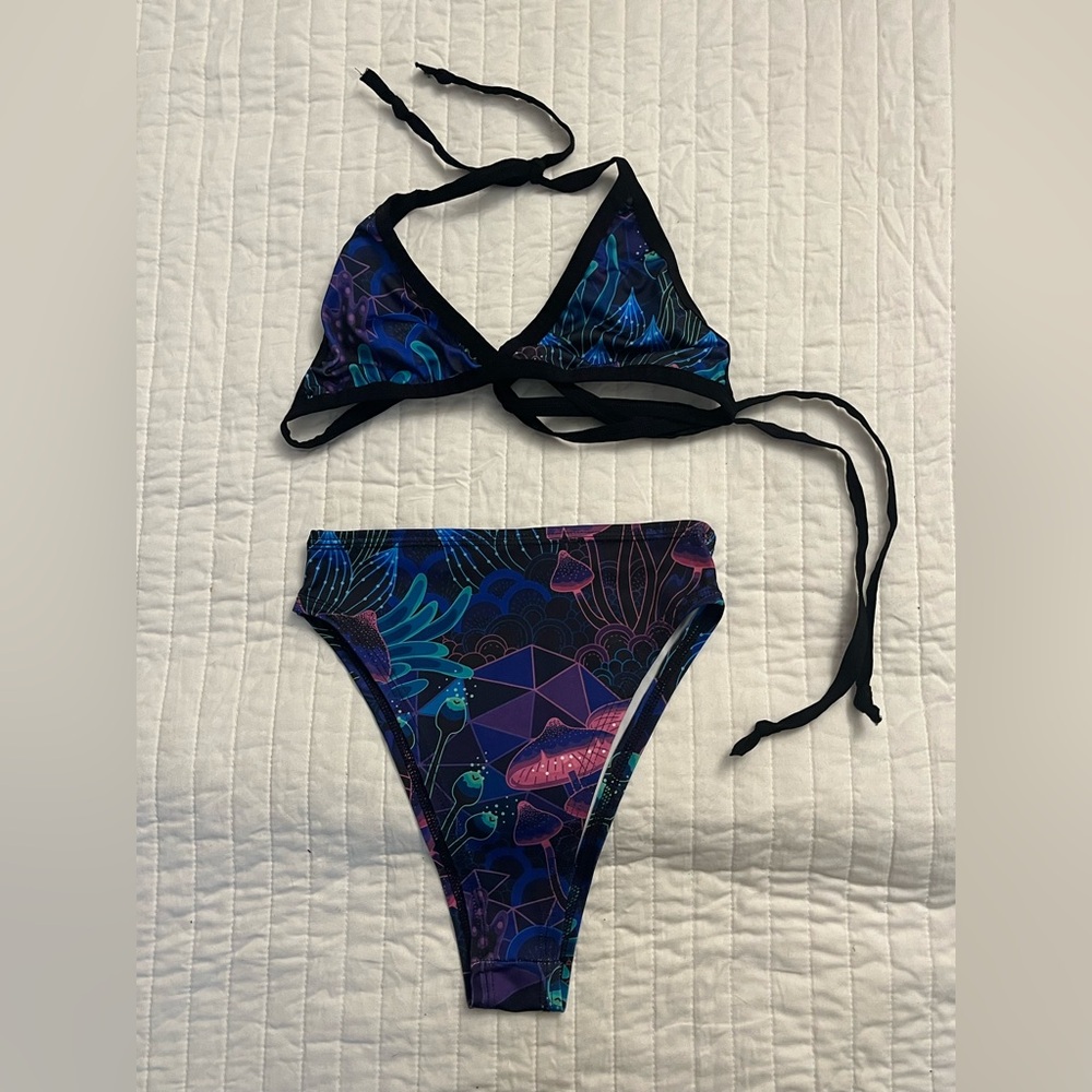 lyte couture DAZED MUSHROOM rave outfit NWOT